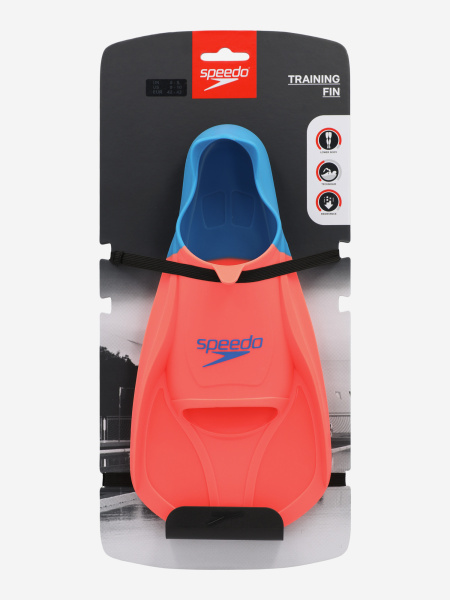 Ласты Speedo Trainning Fin (10-11 (44.5-46); коралловый/голубой)